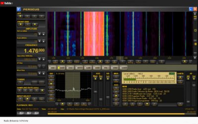 Radio Britannia recorded in London on DXing et al