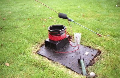 Aerial match and riser in May 2008